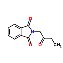 2-(2-氧代丁基)异吲哚啉-1,3-二酮结构式