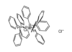 tris(triphenylphosphine)-palladium(II) dichloride Structure
