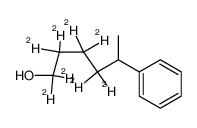 5-phenylhexan-1,1,2,2,3,3,4,4-d8-1-ol结构式