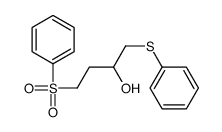 4-(benzenesulfonyl)-1-phenylsulfanylbutan-2-ol Structure