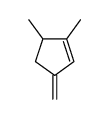 1,5-dimethyl-3-methylidenecyclopentene结构式