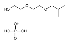 2-[2-(2-methylpropoxy)ethoxy]ethanol,phosphoric acid Structure