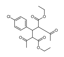 diethyl 2,4-diacetyl-3-(4-chlorophenyl)glutarate Structure
