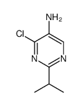4-Chloro-2-isopropylpyrimidin-5-amine Structure