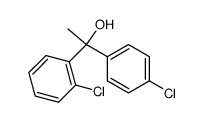 1-(2-chloro-phenyl)-1-(4-chloro-phenyl)-ethanol结构式