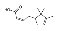 4-(2,2,3-trimethylcyclopent-3-en-1-yl)but-2-enoic acid结构式