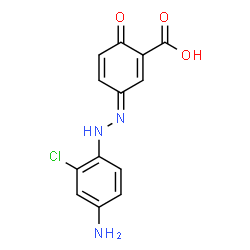 5-[(4-amino-2-chlorophenyl)azo]salicylic acid Structure
