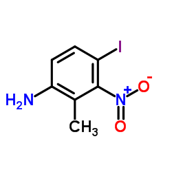 4-Iodo-2-methyl-3-nitroaniline结构式