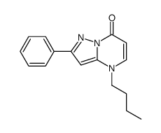 4-butyl-2-phenylpyrazolo[1,5-a]pyrimidin-7-one结构式