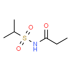 Propionamide,N-(isopropylsulfonyl)- (5CI) Structure