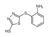 5-(2-aminophenyl)sulfanyl-3H-1,3,4-thiadiazole-2-thione Structure