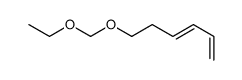 6-(ethoxymethoxy)hexa-1,3-diene Structure
