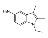 1-ethyl-2,3-dimethyl-1H-indol-5-amine结构式