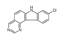 9-chloro-7H-pyrimido[5,4-c]carbazole结构式