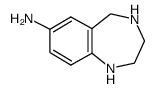 2,3,4,5-四氢-1H-苯并[e][1,4]二氮杂卓-7-胺结构式