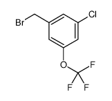 3-CHLORO-5-(TRIFLUOROMETHOXY)BENZYL BROMIDE Structure