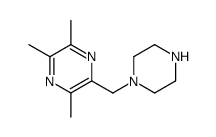 2,3,5-trimethyl-6-(piperazin-1-ylmethyl)pyrazine Structure