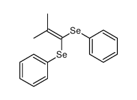 (2-methyl-1-phenylselanylprop-1-enyl)selanylbenzene结构式