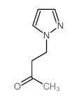 4-(1H-吡唑-1-基)-2-丁酮结构式