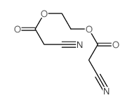 Ethylene bis(cyanoacetate) Structure