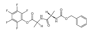 N-carbpbenzoxy-alanine pentafluorophenyl ester结构式