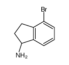 4-溴-2,3-二氢-1H-茚-1-胺结构式