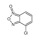 4-chloro-1-oxido-2,1,3-benzoxadiazol-1-ium结构式