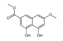 4,5-二羟基-7-甲氧基-2-萘羧酸甲酯结构式