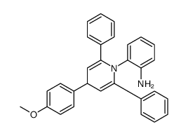 2-[4-(4-methoxyphenyl)-2,6-diphenyl-4H-pyridin-1-yl]aniline Structure