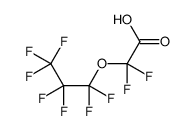 2,2-difluoro-2-(1,1,2,2,3,3,3-heptafluoropropoxy)acetic acid Structure