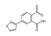2-nitro-5-thiophen-3-ylbenzoic acid Structure