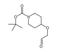 tert-butyl 4-(2-oxoethoxy)piperidine-1-carboxylate Structure