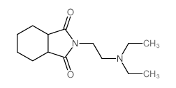 1H-Isoindole-1,3(2H)-dione, 2-[2-(diethylamino)ethyl]hexahydro- Structure