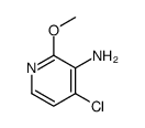 4-氯-2-甲氧基-3-吡啶胺结构式