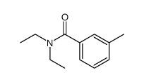 3-甲基-N,N-二乙基苯甲酰胺结构式