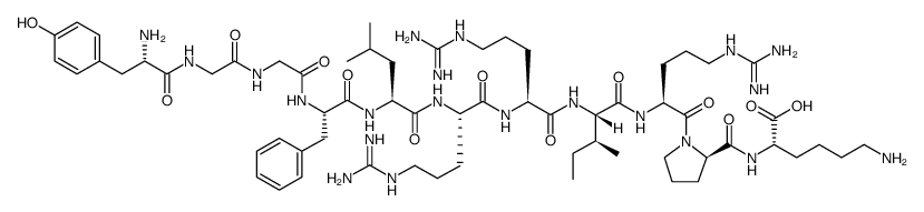dynorphin (1-11), Pro(10)-结构式