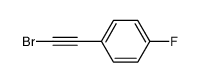 1-(bromoethynyl)-4-fluorobenzene Structure