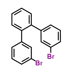 3,3''-二溴-1,1':2',1''-三联苯结构式