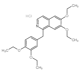 Isoquinoline,1-[(3,4-diethoxyphenyl)methyl]-6,7-diethoxy-, hydrochloride (1:1) picture