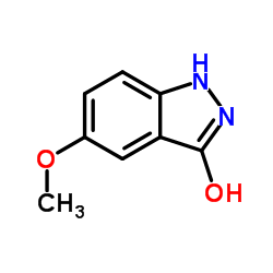 5-甲氧基-1H-吲唑-3-醇结构式