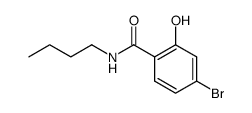 4-bromo-N-butyl-salicylamide Structure