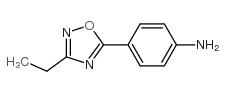 4-(3-ethyl-1,2,4-oxadiazol-5-yl)aniline Structure