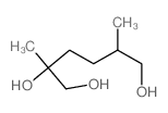 1,2,6-Hexanetriol,2,5-dimethyl- Structure