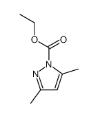 3,5-dimethyl-pyrazole-1-carboxylic acid ethyl ester结构式
