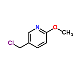 5-氯甲基-2-甲氧基吡啶结构式