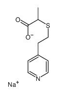 S-[2-(4-吡啶基)乙基]硫代乳酸钠盐结构式