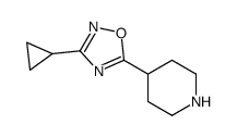 4-(3-环丙基-[1,2,4]噁二唑-5-基)-哌啶结构式