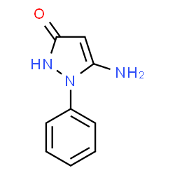 5-Amino-1-phenyl-1H-pyrazol-3-ol Structure