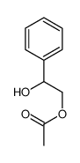 1-苯基-1,2-乙二醇-2-乙酸酯结构式