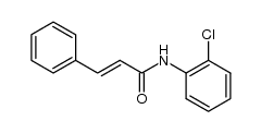 (2E)-N-(2-chlorophenyl)cinnamamide Structure